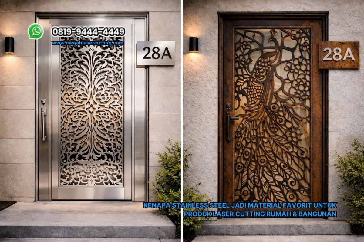 Kenapa Stainless Steel Jadi Material Favorit untuk Produk Laser Cutting Rumah & Bangunan