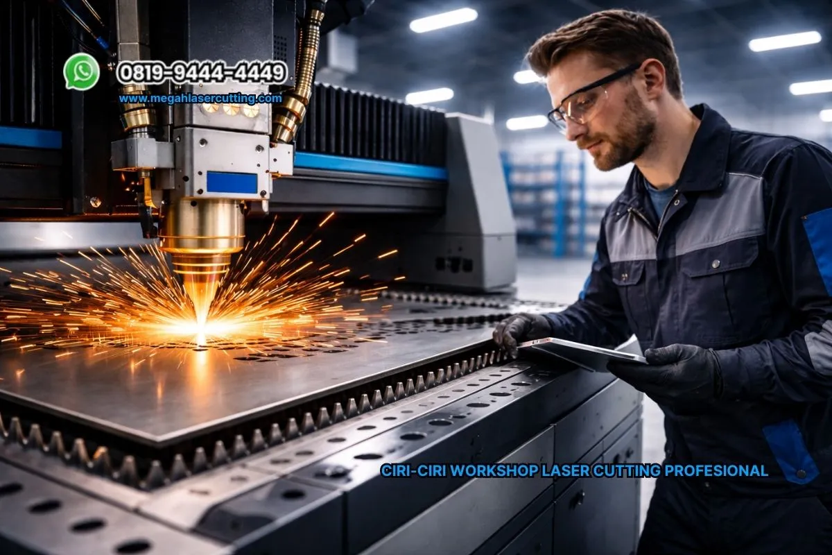 Ciri-Ciri Workshop Laser Cutting Profesional