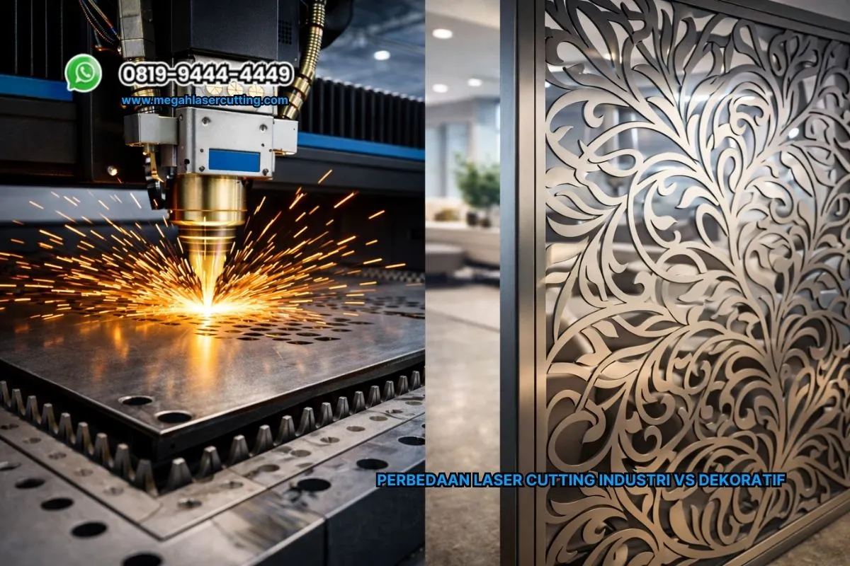 Perbedaan Laser Cutting Industri vs Dekoratif