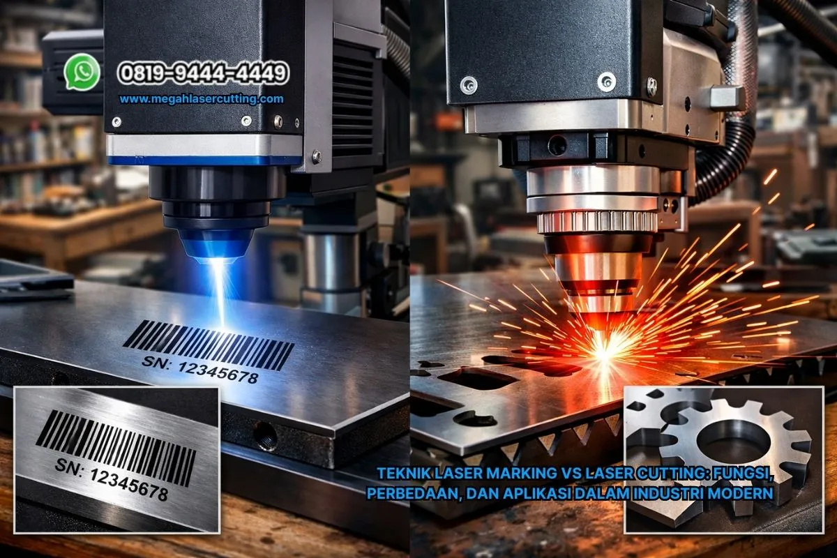 Teknik Laser Marking vs Laser Cutting: Fungsi, Perbedaan, dan Aplikasi dalam Industri Modern