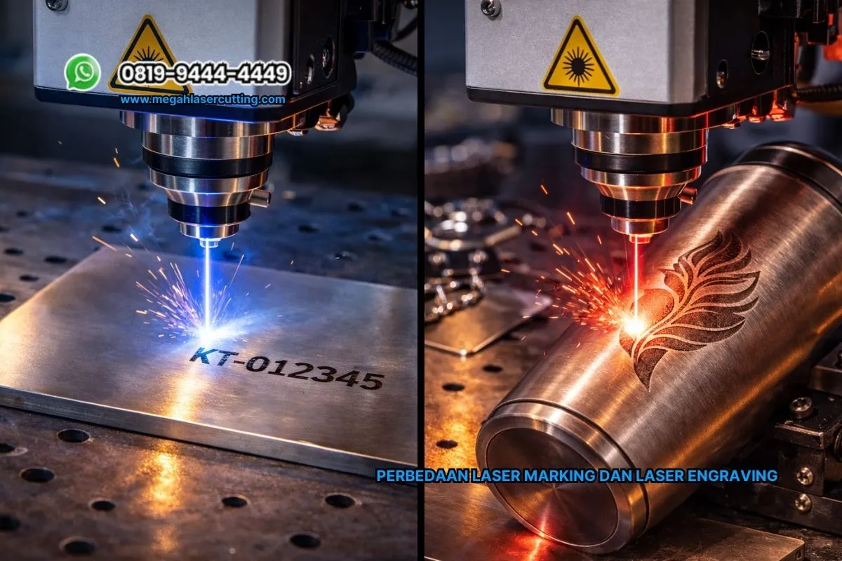 Perbedaan Laser Marking dan Laser Engraving