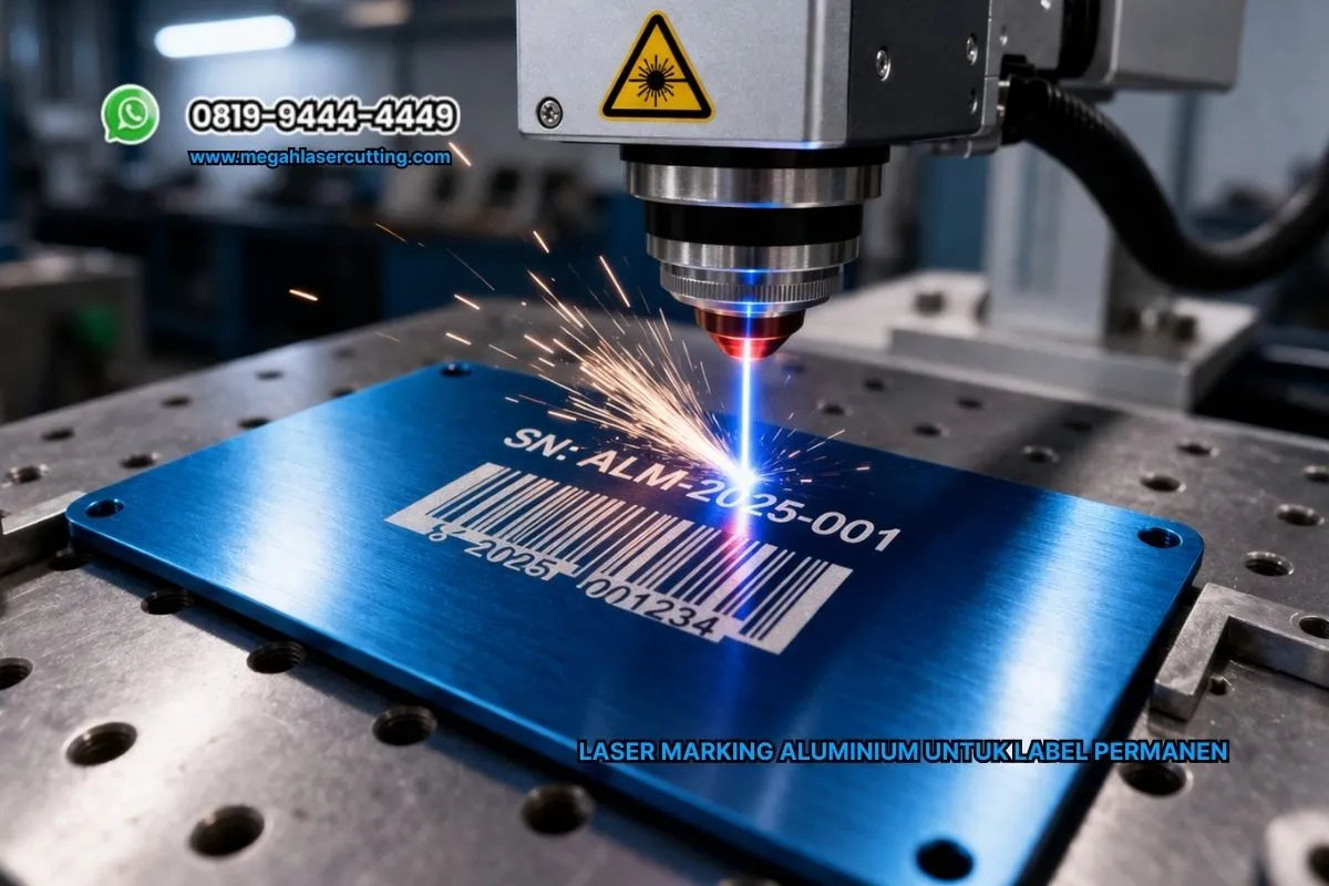 Laser Marking Aluminium untuk Label Permanen