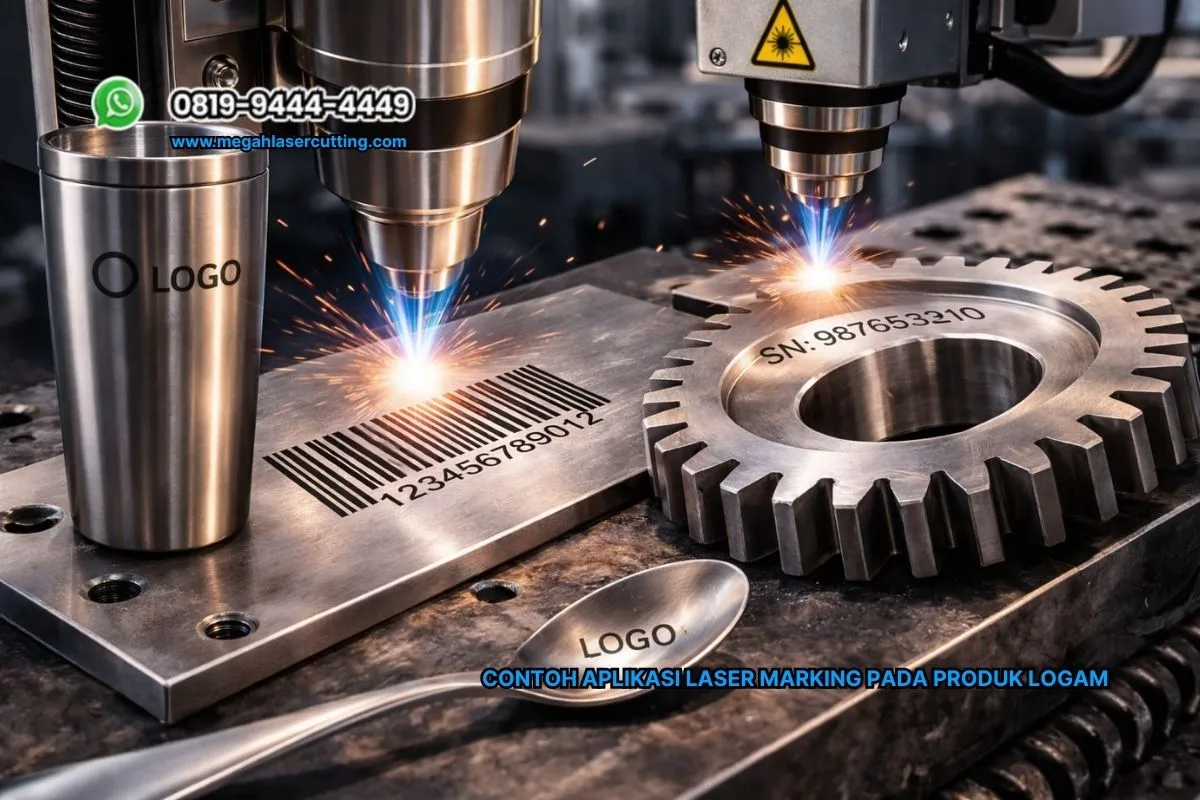 Contoh Aplikasi Laser Marking pada Produk Logam