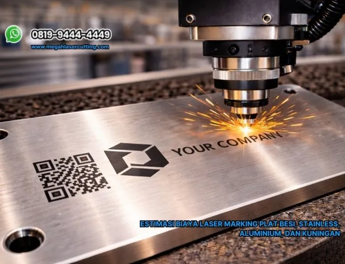 Estimasi Biaya Laser Marking Plat Besi, Stainless, Aluminium, dan Kuningan
