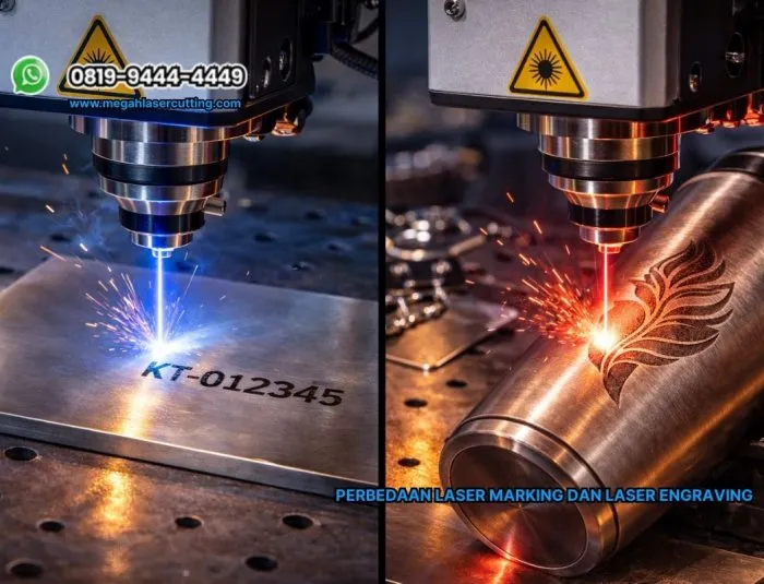 Perbedaan Laser Marking dan Laser Engraving