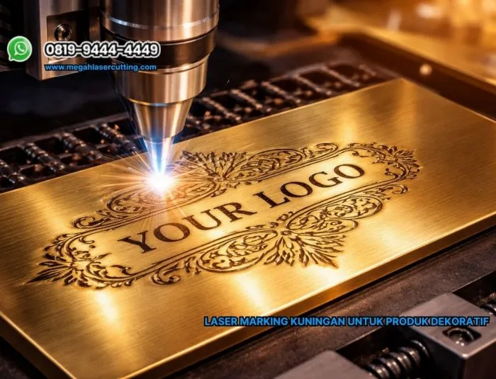 Laser Marking Kuningan untuk Produk Dekoratif