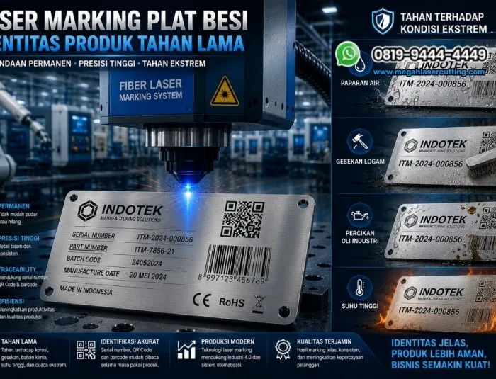 Cara Meningkatkan Daya Tahan Identitas Produk dengan Laser Marking Plat Besi