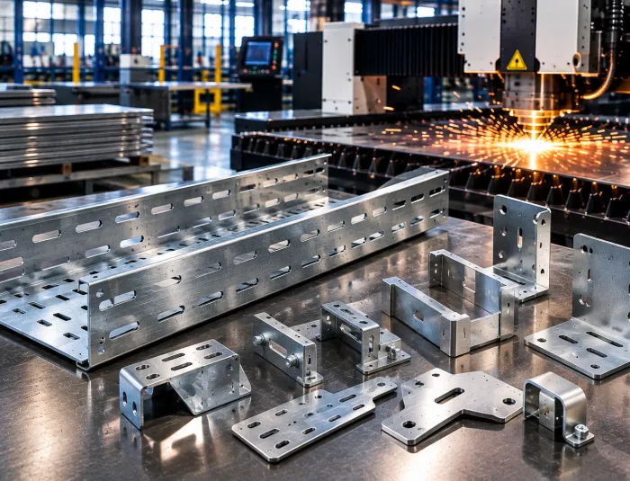 Pembuatan Cable Tray Component dari Plat Metal dengan Laser Cutting