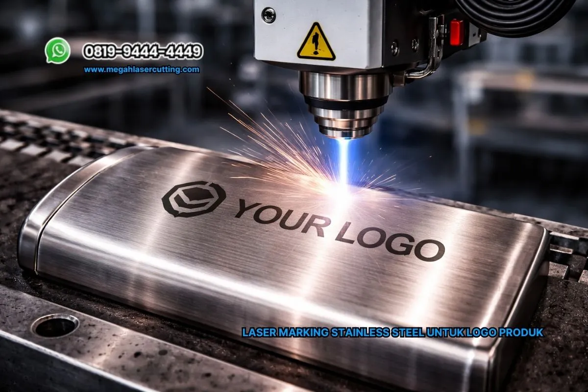 Laser Marking Stainless Steel untuk Logo Produk