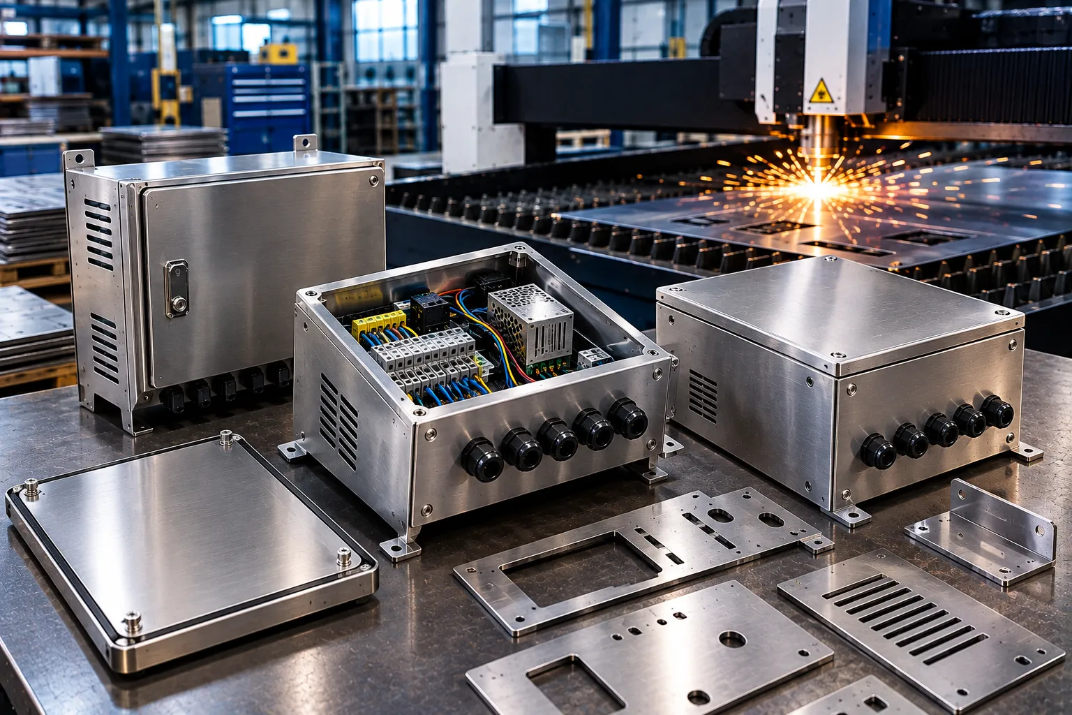 Produk Junction Box Besi Custom untuk Instalasi Industri