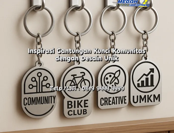 Inspirasi Gantungan Kunci Komunitas dengan Desain Unik