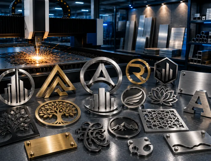 Pembuatan Logo Metal Custom untuk Kantor dan Toko