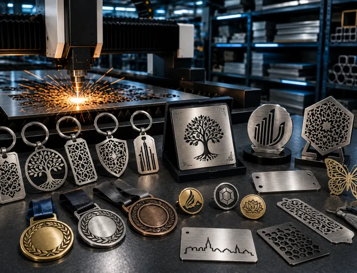Laser Cutting untuk Souvenir Logam Eksklusif