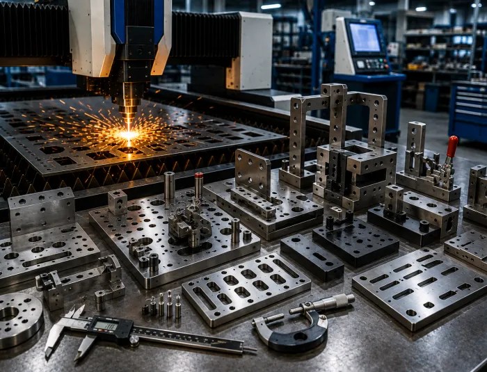 Laser Cutting untuk Cetakan dan Jig Industri