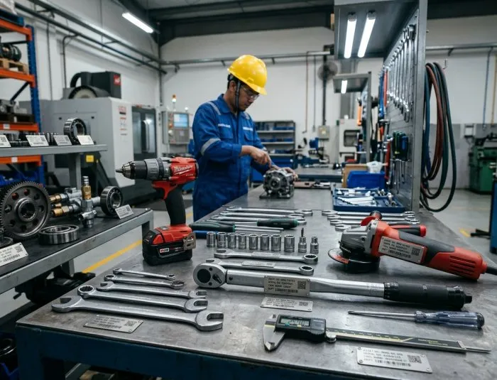 Jasa Laser Marking Medan untuk Plat Identifikasi Tool dan Perkakas