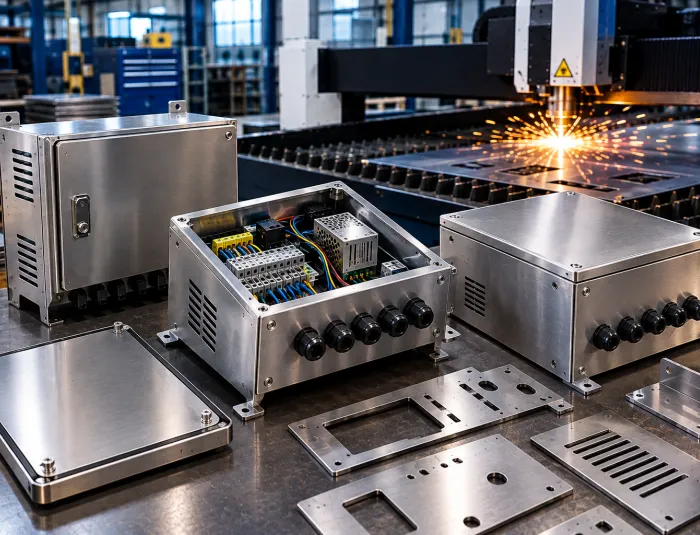 Produk Junction Box Besi Custom untuk Instalasi Industri