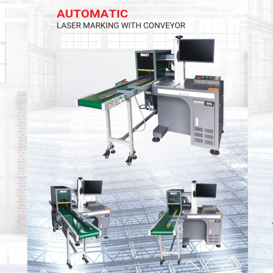 AUTOMATIC LASER MARKING WITH CONVEYOR