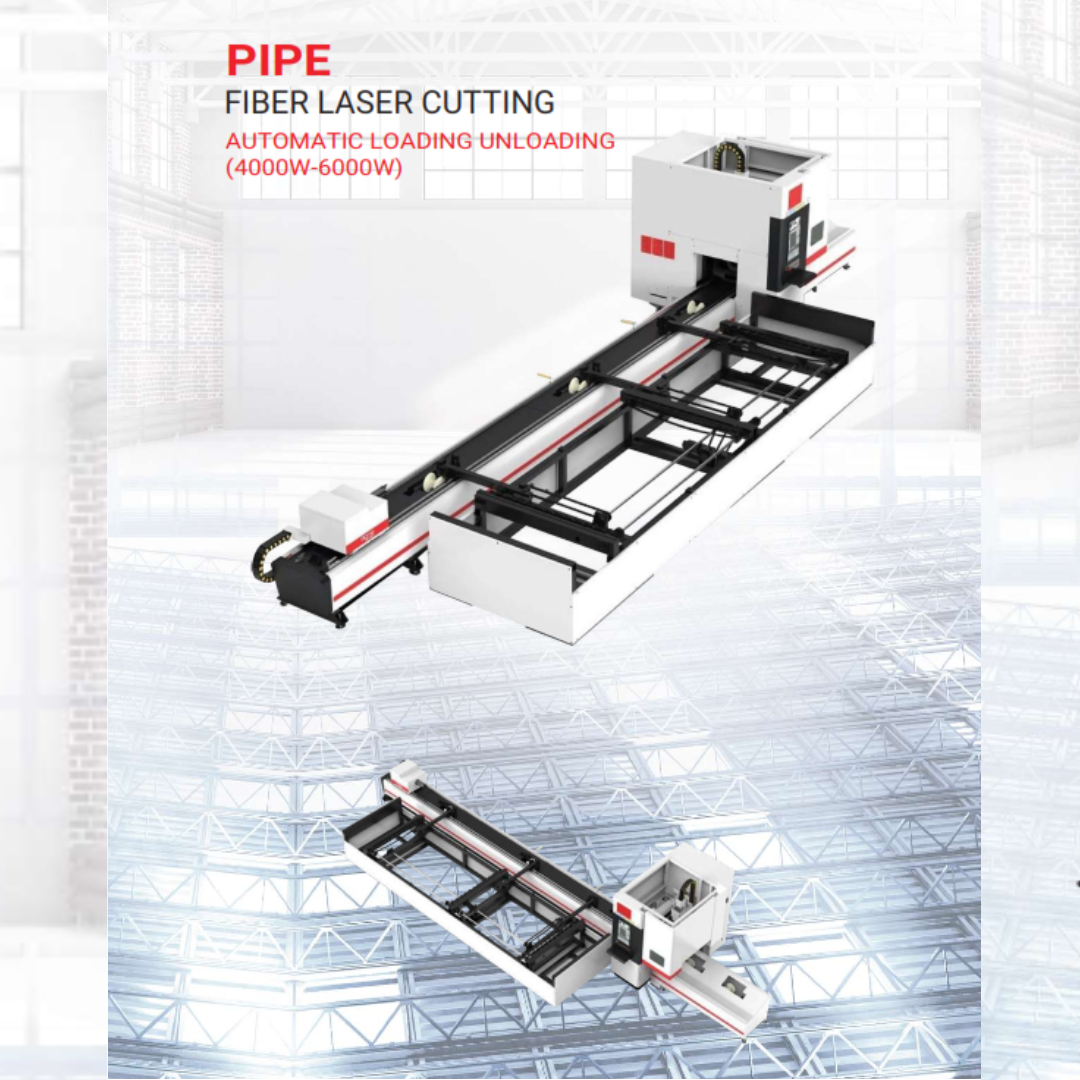 PIPE FIBER LASER CUTTING AUTOMATIC LOADING UNLOADING