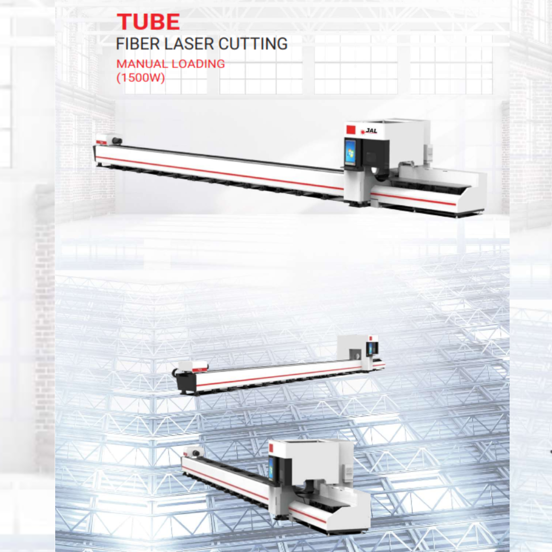 TUBE FIBER LASER CUTTING MANUAL LOADING